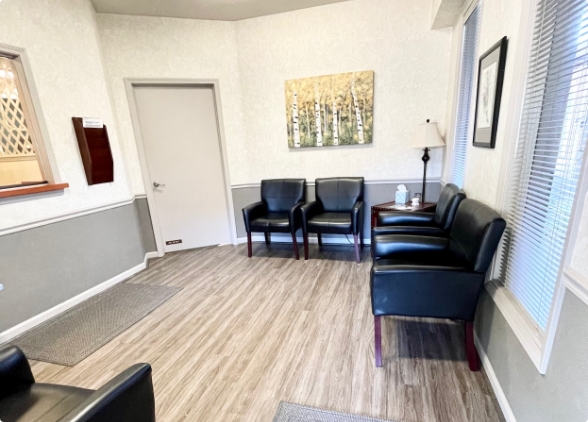 Dental office waiting room